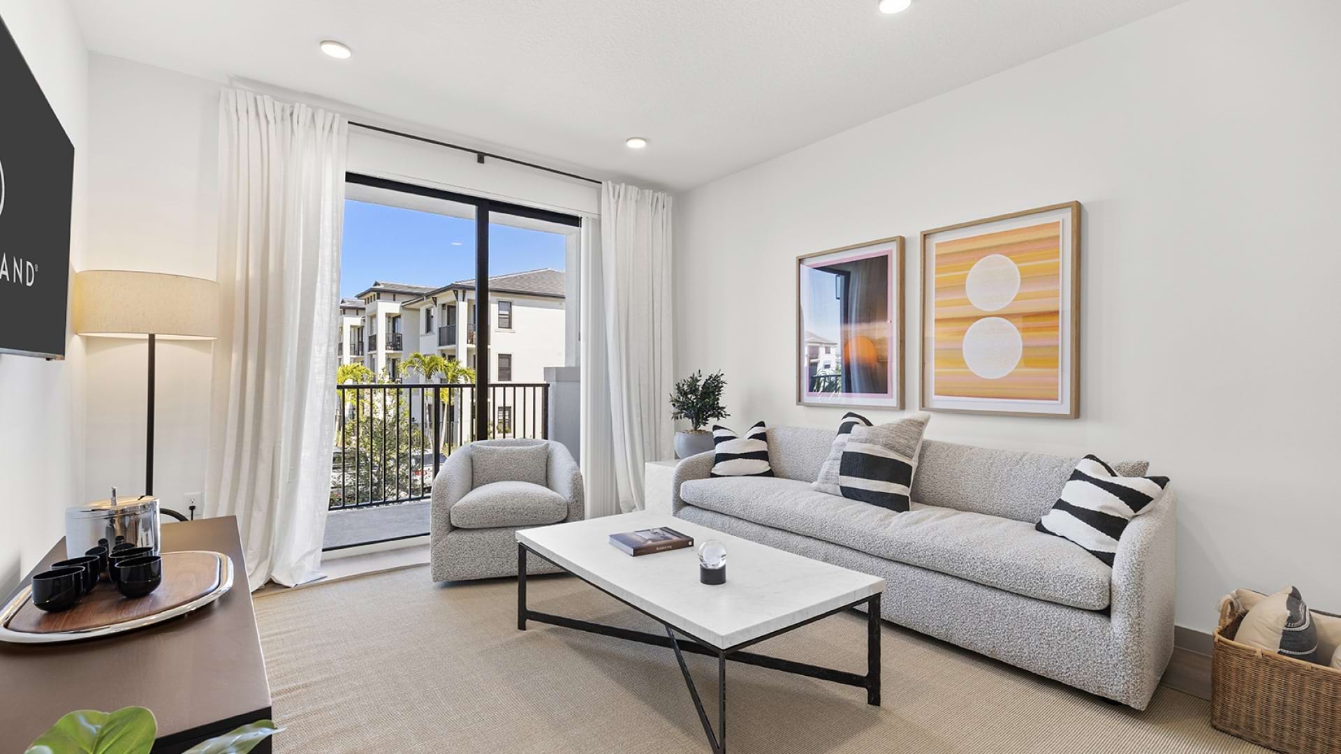 Living Room at Our Apartments Near Wellington, FL