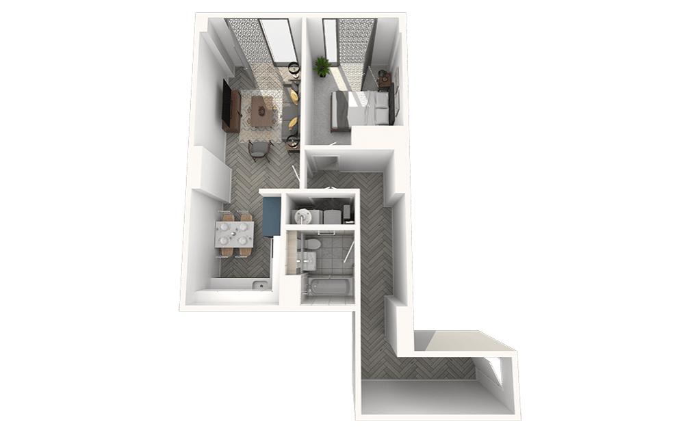 A23 1 Bedroom Greengate, Manchester Apartment