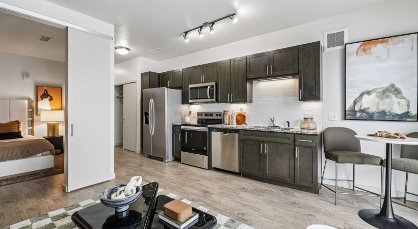 Custom Cabinetry with Under-Cabinet Lighting