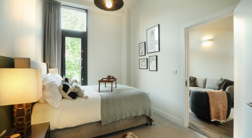 Spacious Bedroom at Our Birmingham City Centre Apartments