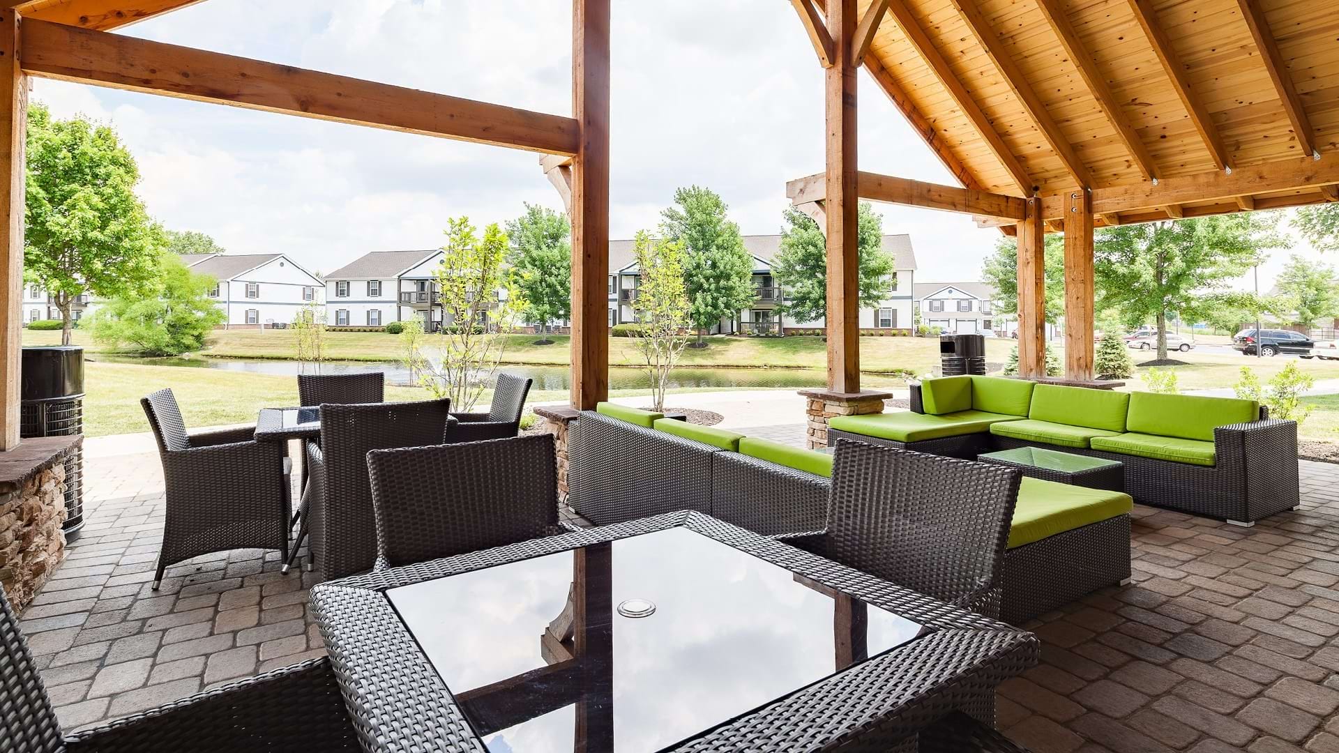 Outdoor Lounge at Our Apartments for Rent in Reynoldsburg, Ohio