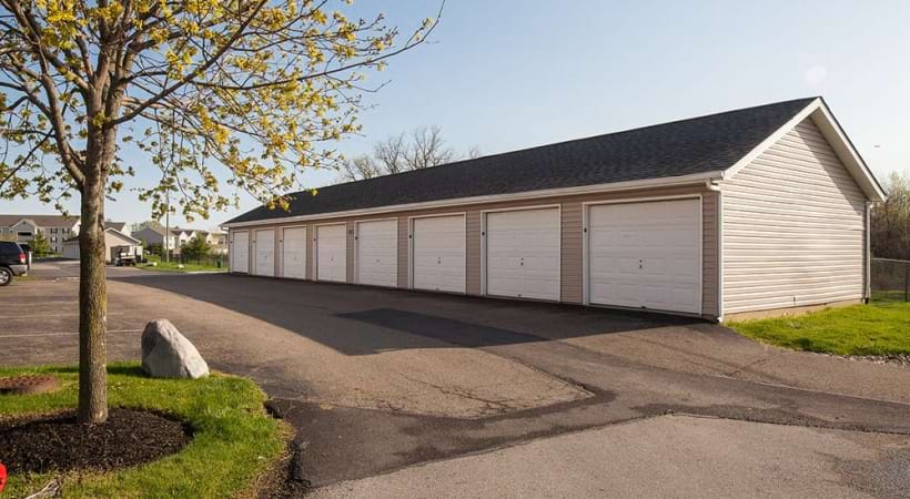 Private, Detached Garages at Our Apartments in Blacklick