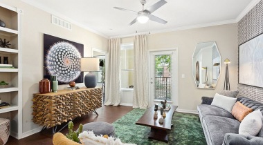 Luxury apartment living room at Cortland Mountain Vista