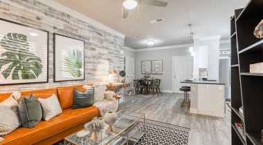 Living area at luxury apartments in Sanford, FL
