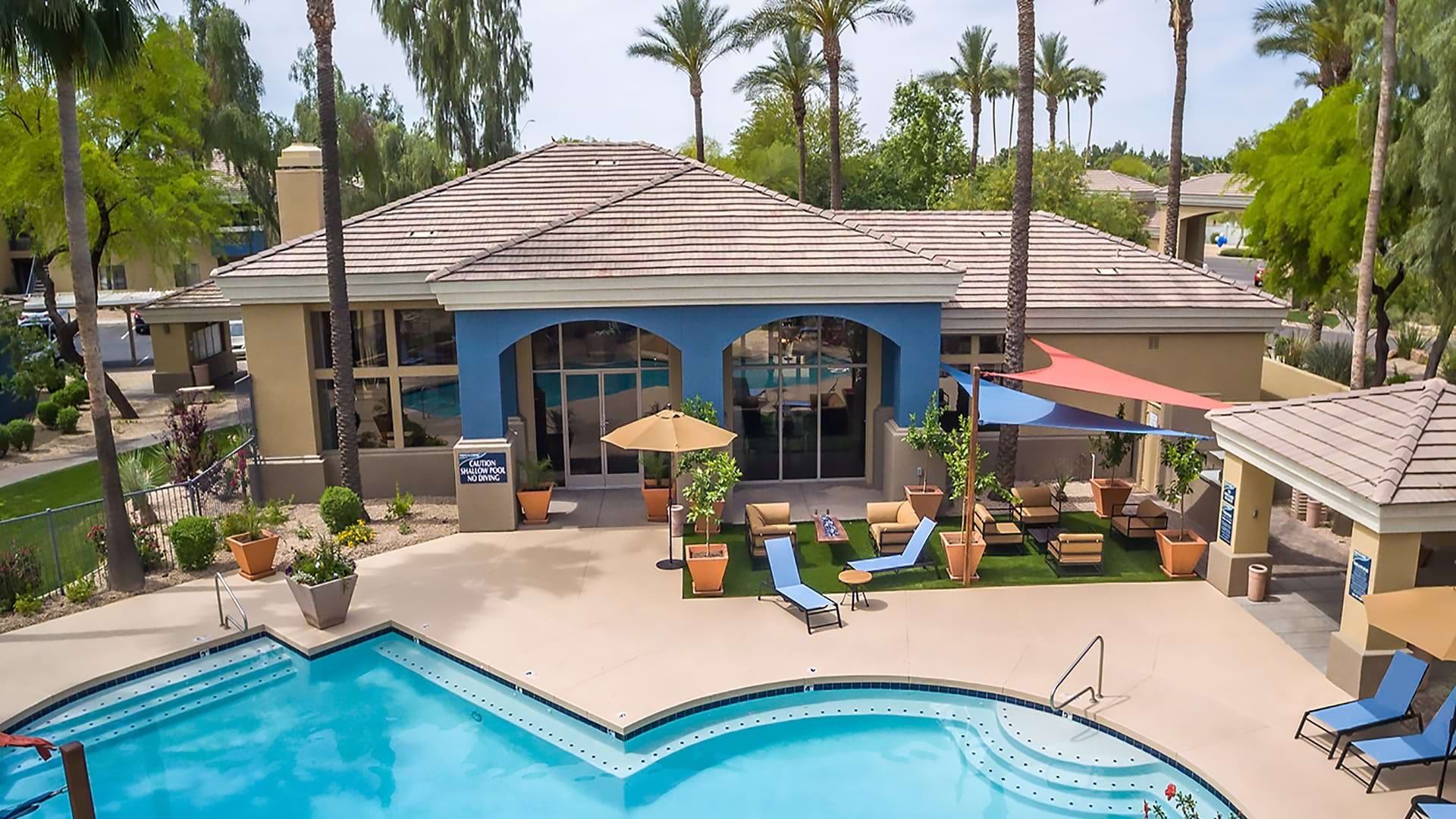 Resort-Style Pool and Lounge Chairs at Our Glendale Apartments