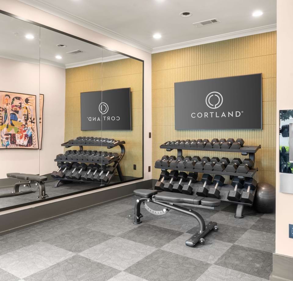 Spacious Fitness Center at Our Apartments in NE Atlanta