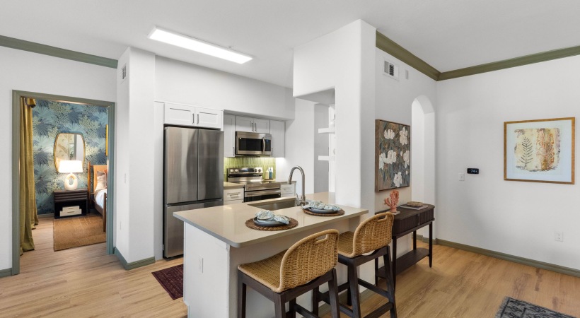 Modern Kitchen at Our Apartments by Busch Gardens