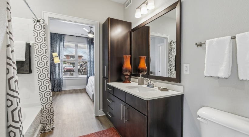 Upscale Bathroom Fixtures at Our Apartments Near 80020