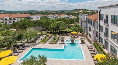 Aerial View Of Our Galleria Apartments In Austin, TX