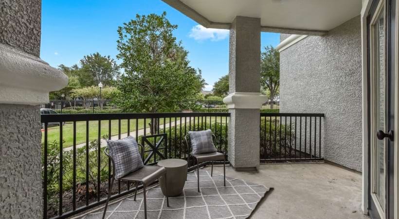 Personal Patio at Our Allen, Texas Apartments