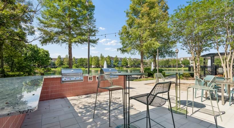 Newly Renovated Outdoor Kitchen with Gas Grills