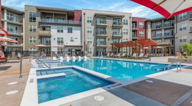 Two Resort-Style Pools with Heated Spas at Our Apartments for Rent in North Colorado Springs