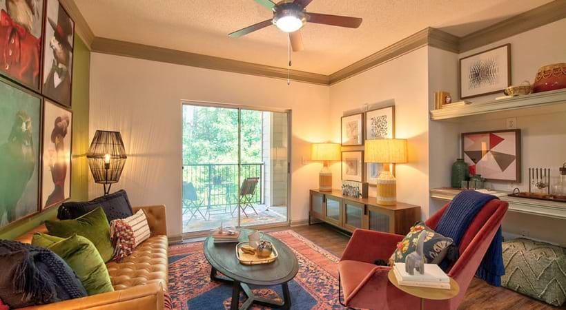 Spacious Living Room at Our Apartments for Rent in Duluth, GA