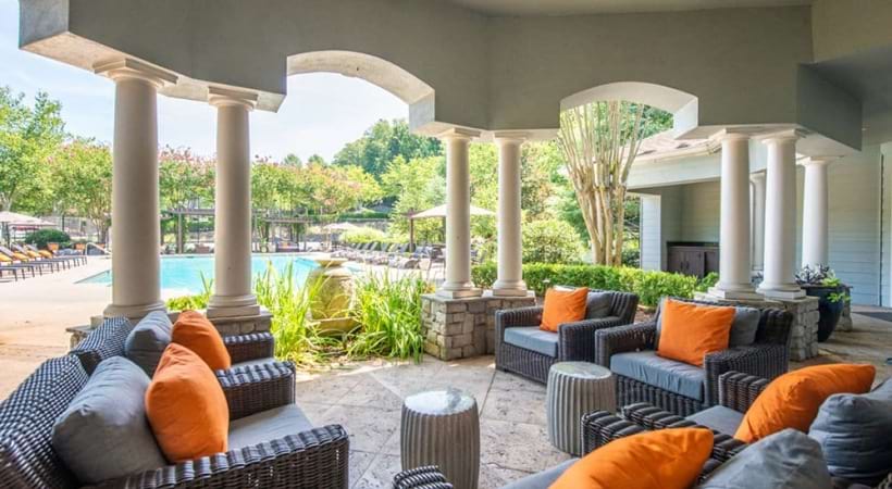Outdoor Lounge at Our Apartments Near Gwinnett County, GA