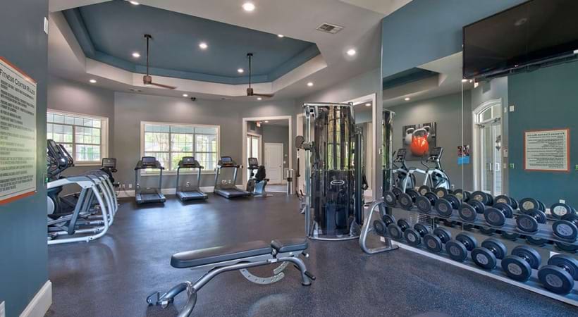Spacious Fitness Center at Our Gwinnett Apartments 