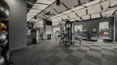 Spacious Fitness Center at Our Downtown Apartments in Nashville