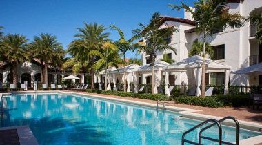 Resort-Style Pool With Cabanas at Our Apartments Near Hollywood, Florida