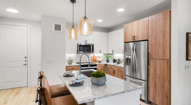 Expansive Kitchen Island at Our Hebron Apartments for Rent