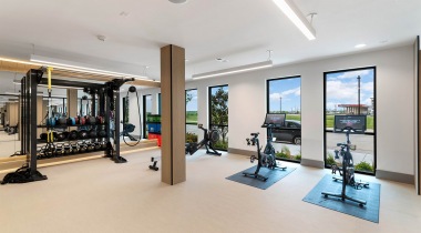 24/7 Fitness Center and Spin Studio at Our Apartments Near Castle Hills