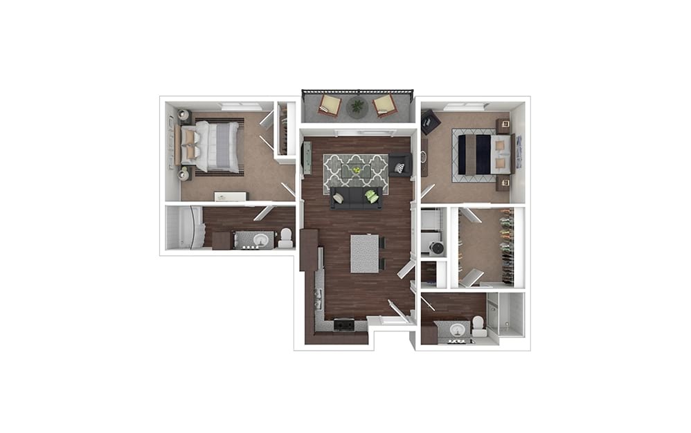 Mead 2 Bedroom at Our Apartments Near Peoria Sports Complex