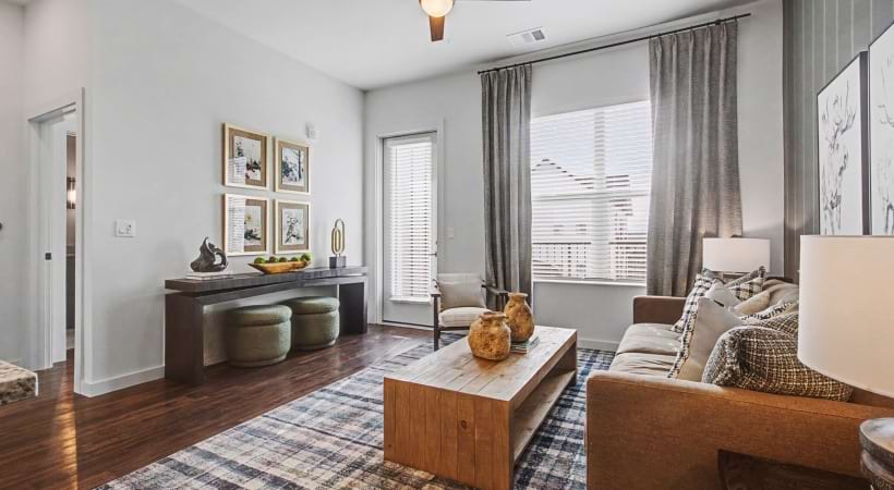 Living Room and Bedroom Ceiling Fans at Our Apartments for Rent Near the Citadel