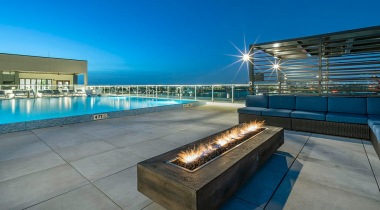 Poolside Fire Pit at Our Apartments near Orlando, FL