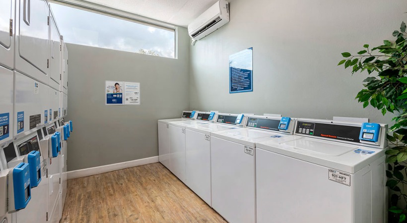 Spacious Laundry Facility with Washers and Dryers at Our Apartments Near Daytona Beach