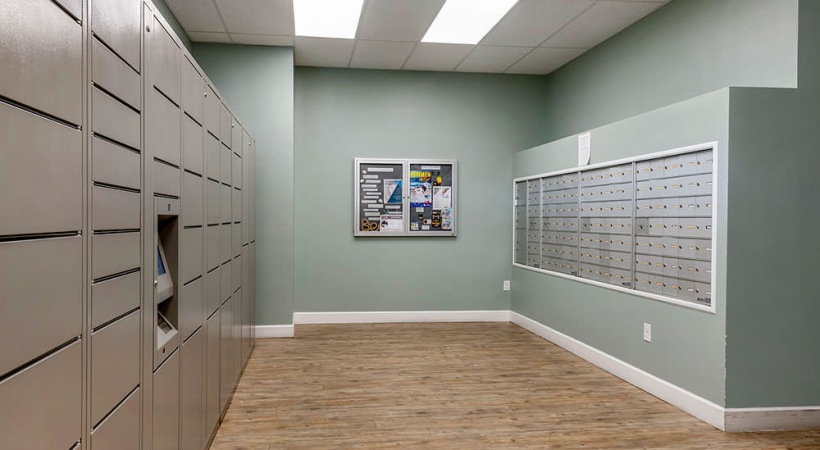 Mail Room with 24/7 Package Lockers at Our Daytona Beach, Florida Apartments