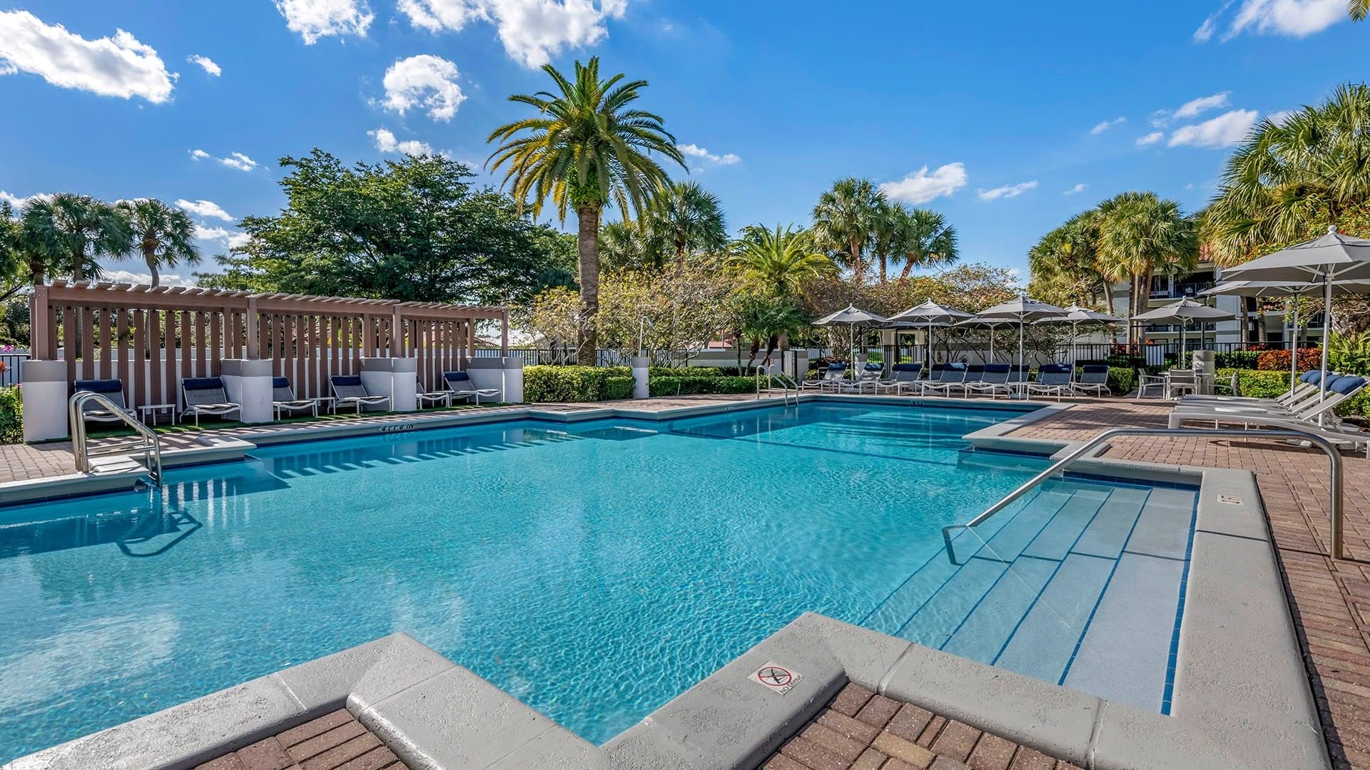 Resort-Style Pool at Our Apartments in Kendall, FL.