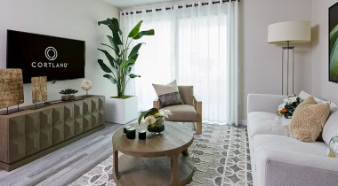 Spacious Living Room at Our Palmetto Bay Apartments