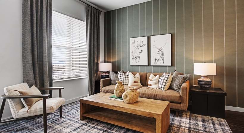 Living Room and Bedroom Ceiling Fans at Our Apartments for Rent Near the Citadel