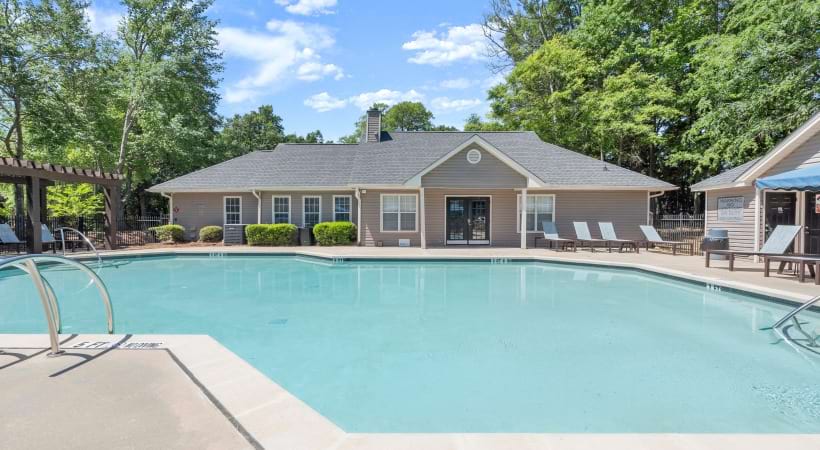 Resort-Style Pool at Our Apartments Near Eagles Landing
