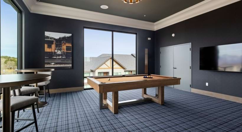 Resident Clubhouse with Seating at Our Apartments Near UCCS in Colorado Springs