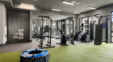 24/7 Fitness Center with Peloton® Bikes