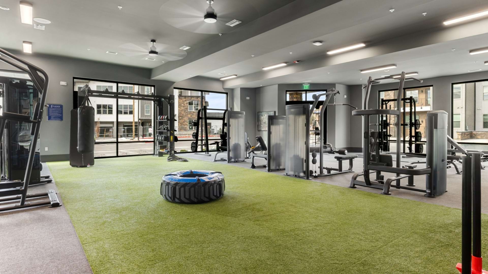 24/7 Fitness Center with Peloton® Bikes and Ample Machines at Our Apartments Near Colorado Springs, CO