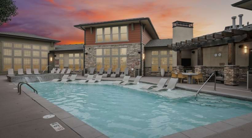 Resort-Style Pool at Our Modern Apartments Broomfield, CO