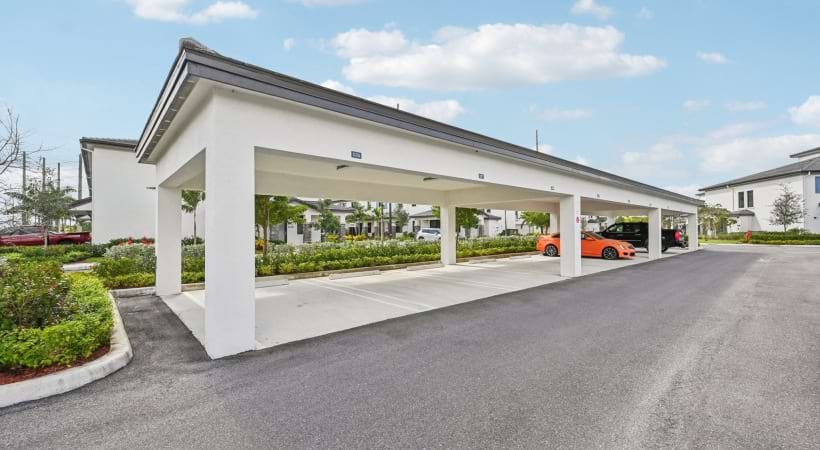 Carports at Our Luxury Apartments in Palm Beach County