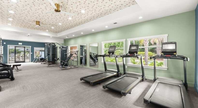24/7 Fitness Center with Cardio Machines at Our Apartments Near KSU in Marietta