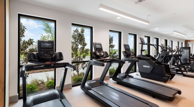 Cardio Equipment in the 24/7 Fitness Center at Cortland at Castle Hills