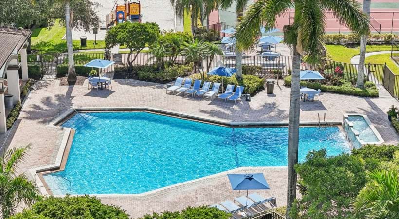 Resort-Style Pool with Sun Deck at Cortland Harbour Cove 