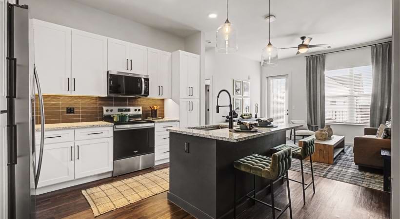 Granite Countertops in the Kitchen at Our Peterson AFB Apartments