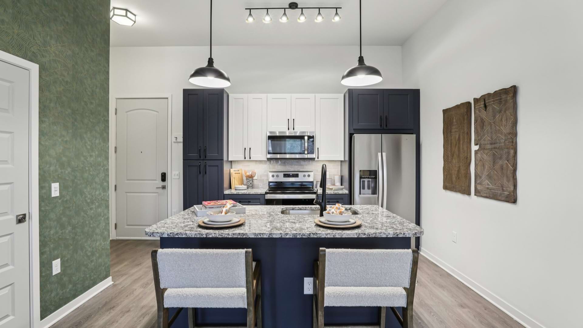 Well-Lit Luxury Kitchen at Our Apartments near Davenport, FL