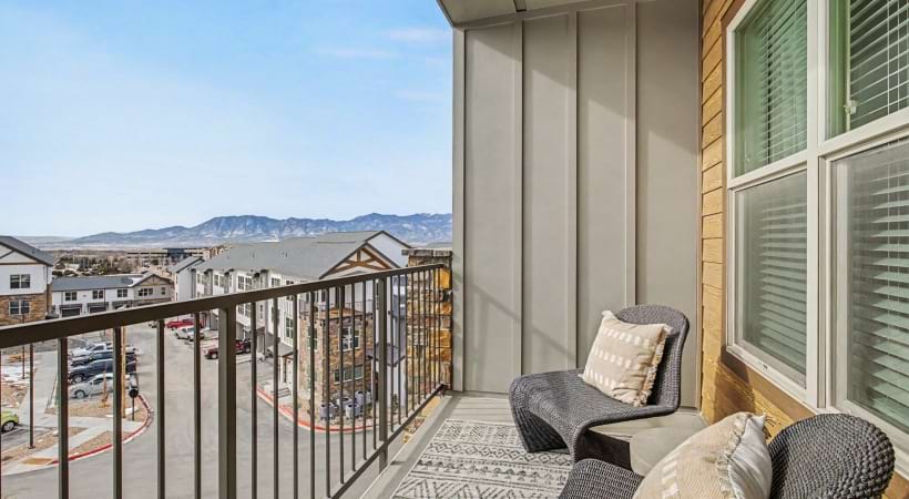 Private Patios and Balconies at Our Apartments Near Schriever AFB