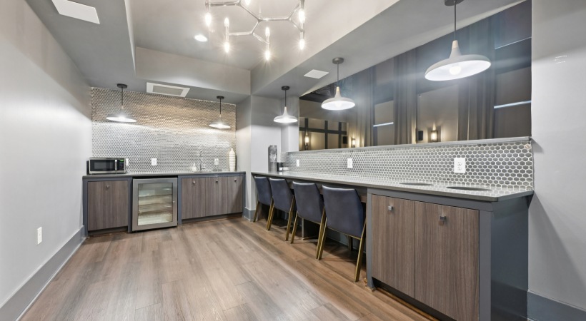 Movie Theater with a Party-Ready Kitchen