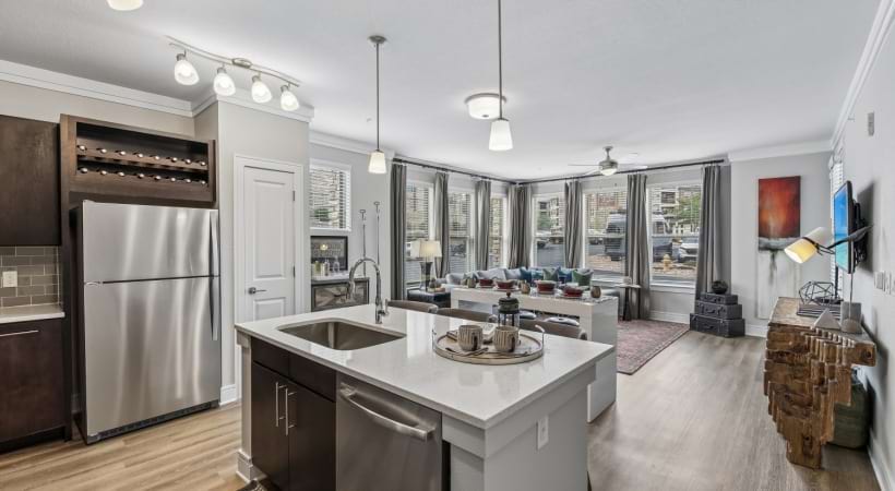 Modern Kitchen Finishes at Our Broomfield Apartments For Rent 