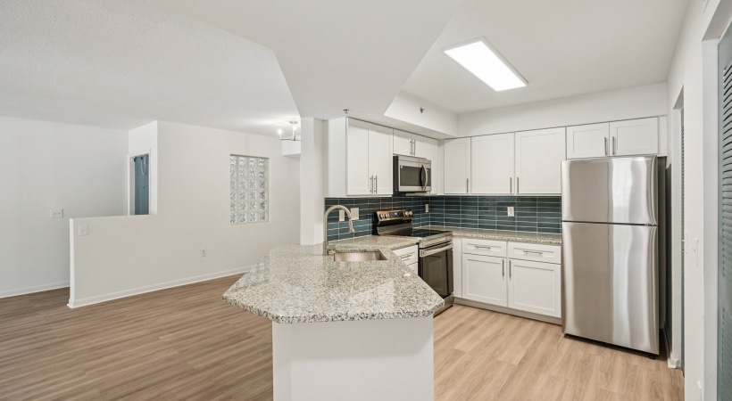Custom Cabinetry with Designer Hardware, and Tile Backsplashes* at Cortland Harbour Cove