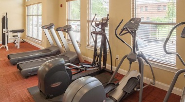 Exercise Equipment in the Fitness Center at Our Apartments Near Atlanta Beltline