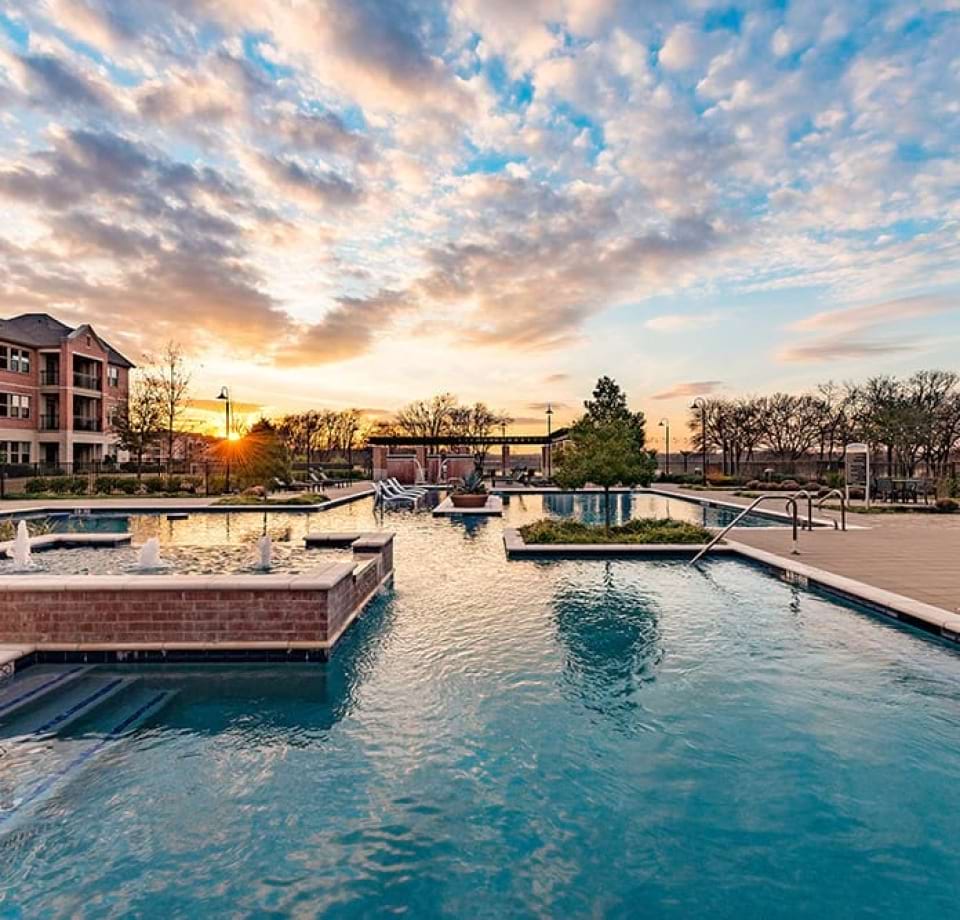 Resort-Style Pool at Our Apartments on Luna Road in Farmers Branch