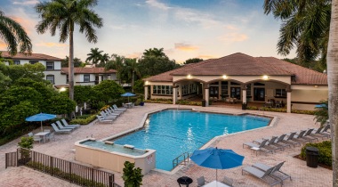 Resort-Style Pool and Sun Deck at Our Apartments in Miramar, FL