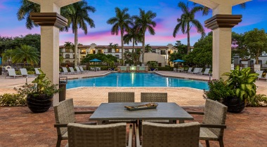 Outdoor Seating Area at Our Broward County Apartments